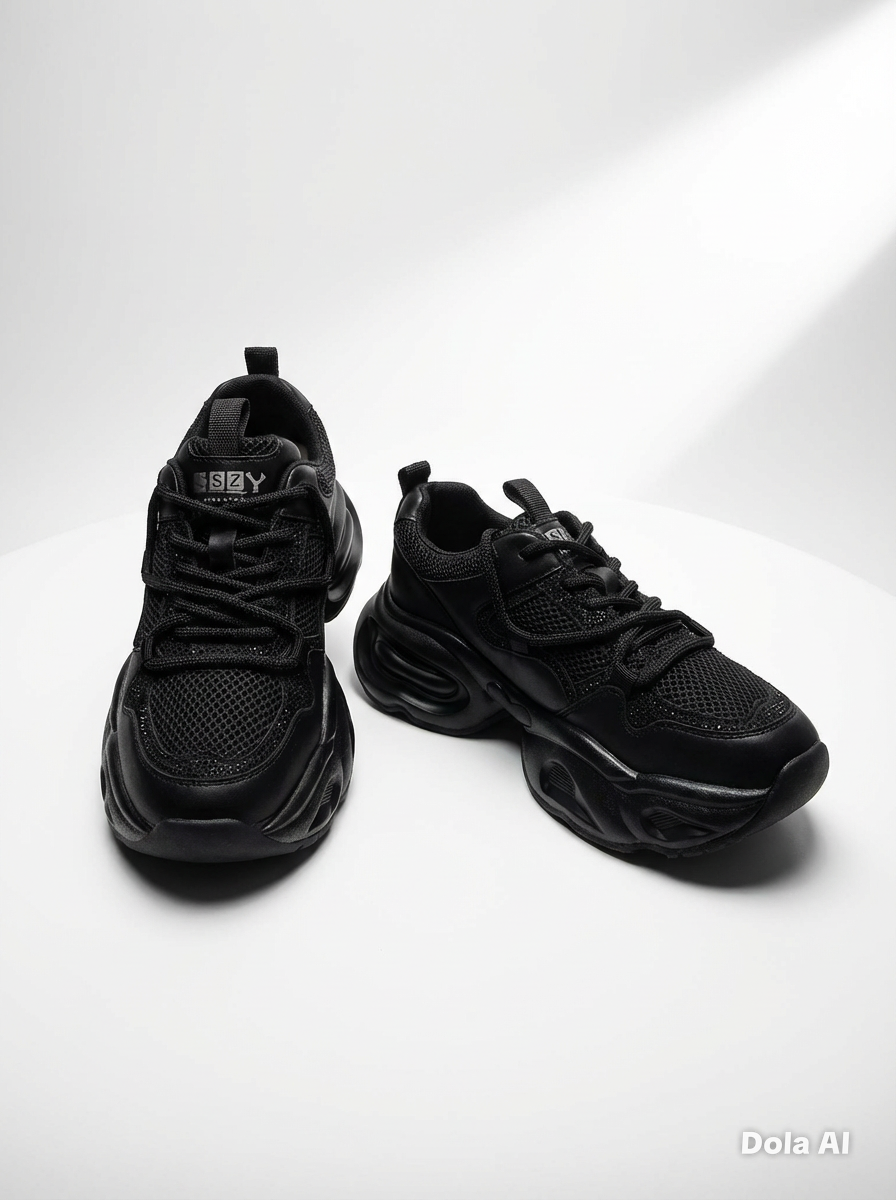 NoirFlex Chunky Air Sneakers